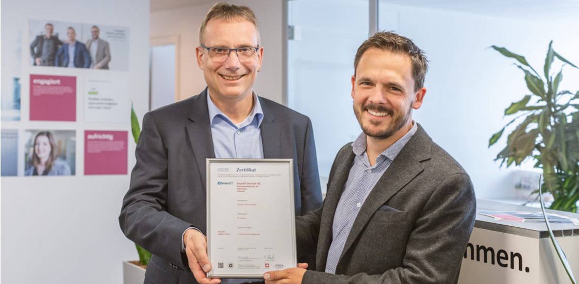 ISO 20000: Patrick Buser diskutiert Herausforderungen.